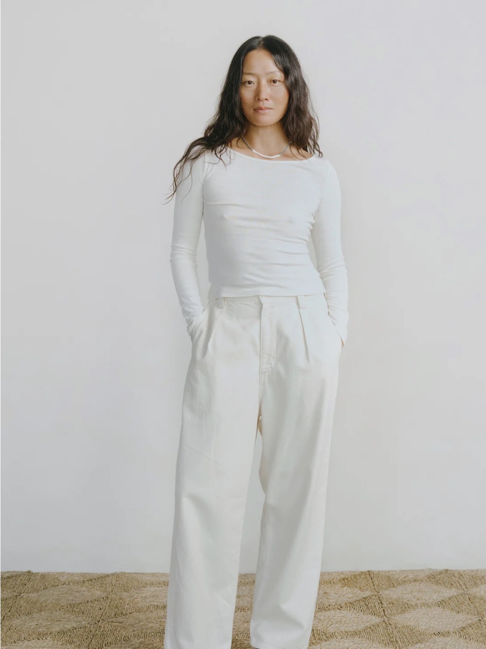 MOVING SALE!! OZMA Field Pant Tencel Bull Denim Putty XXS - Picture 4 of 5